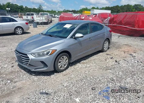 2017 Hyundai Elantra Se из США, поврежденный, VIN 5NPD74LF6HH083369